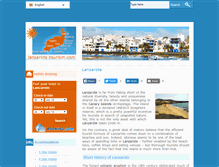 Tablet Screenshot of lanzarote-tourism.com